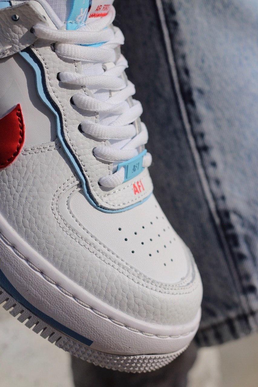 Nike Air Force 1 Shadow Blue Orange