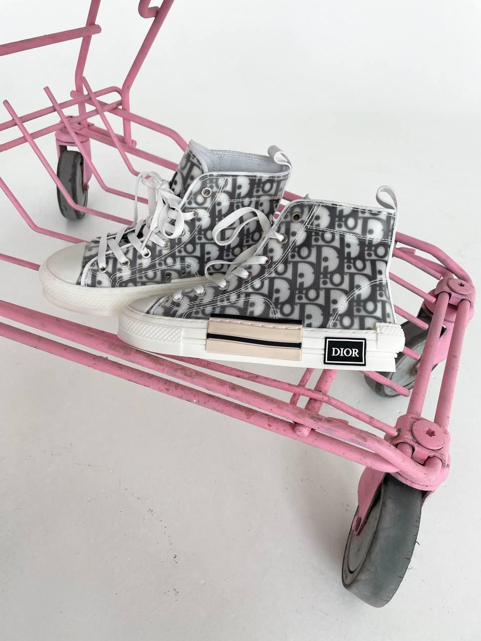 Dior Sneakers High BLIQUE CANVAS