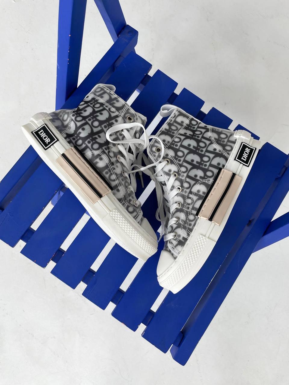 Dior Sneakers High BLIQUE CANVAS
