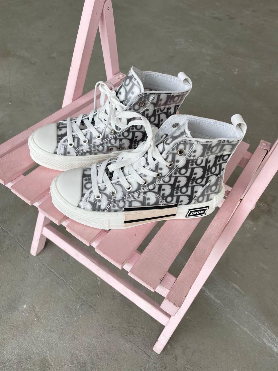 Dior Sneakers High BLIQUE CANVAS