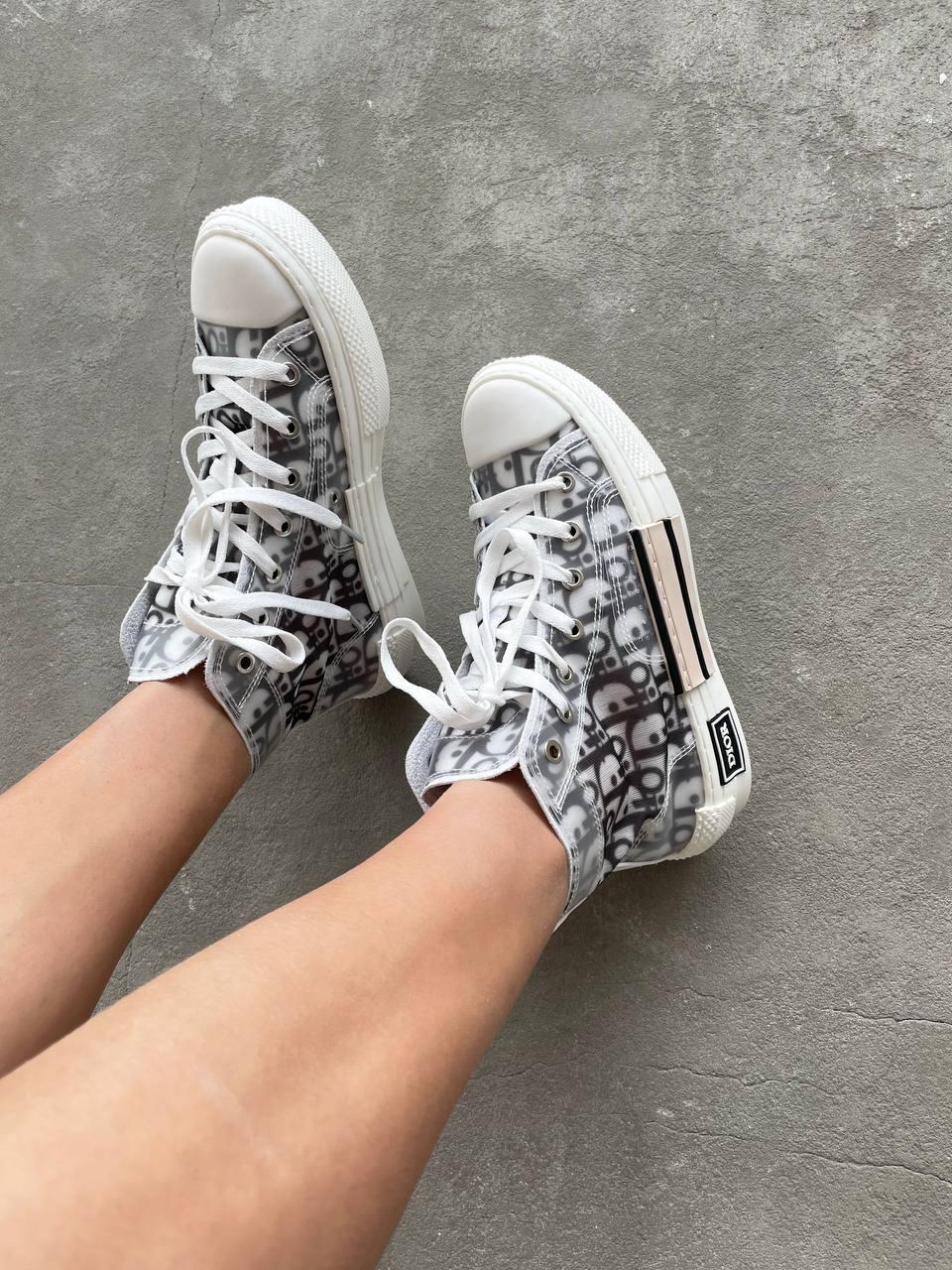 Dior Sneakers High BLIQUE CANVAS