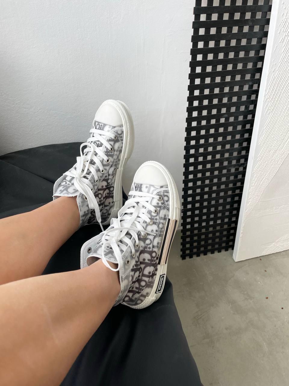 Dior Sneakers High BLIQUE CANVAS