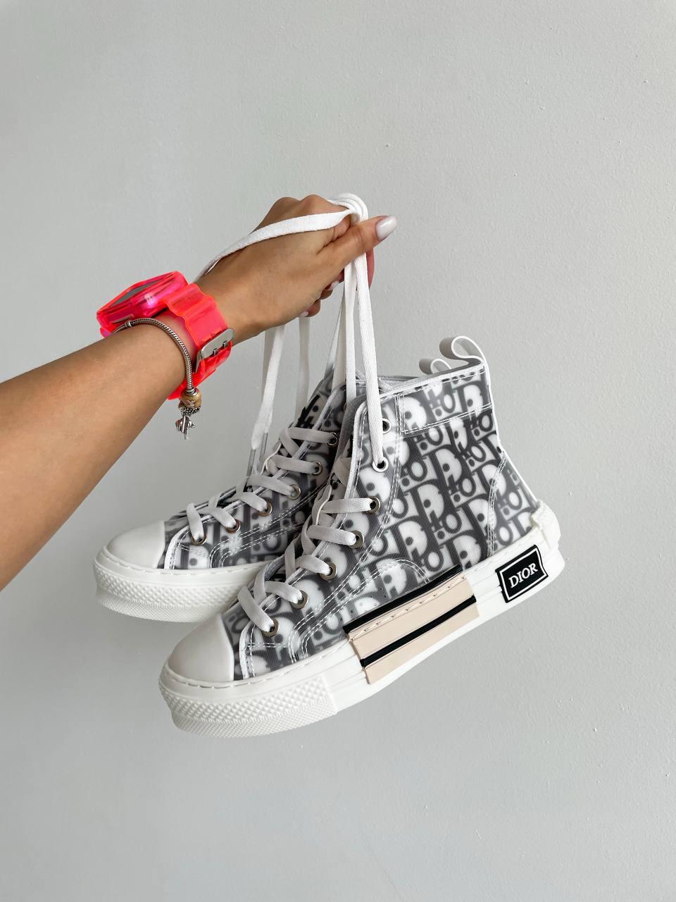 Dior Sneakers High BLIQUE CANVAS