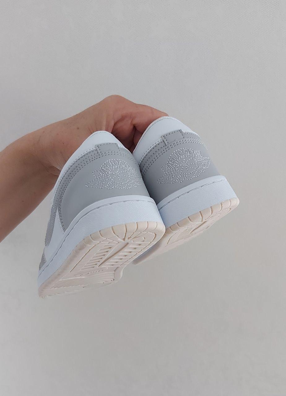 Nike Air Jordan Retro 1 Low Grey White Beige