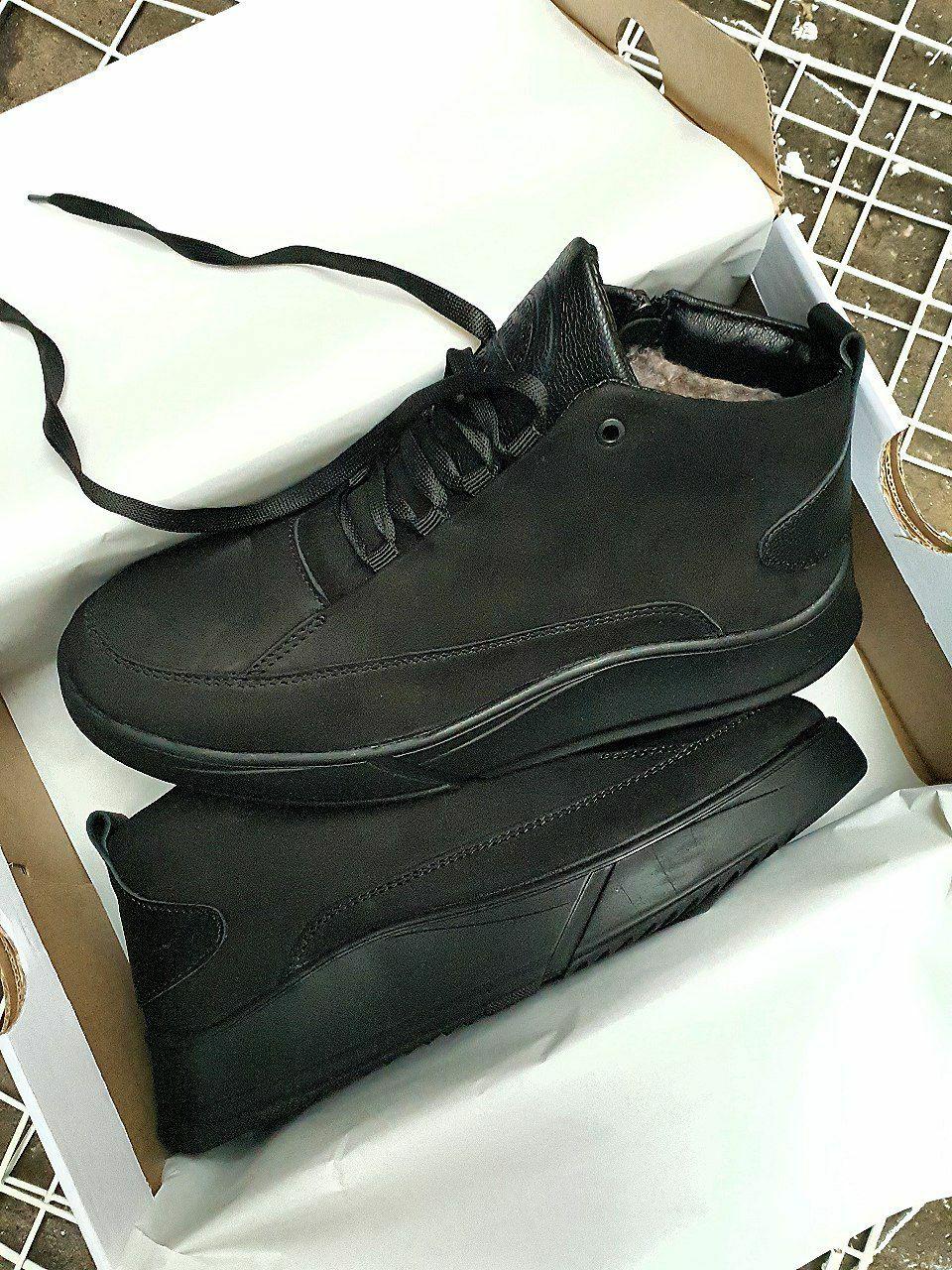 Shoes Winter Nubuck Black