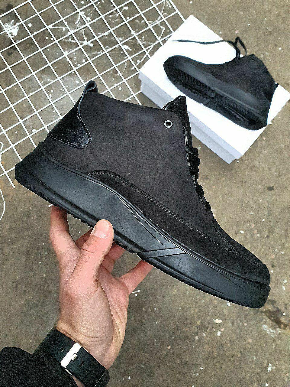 Shoes Winter Nubuck Black
