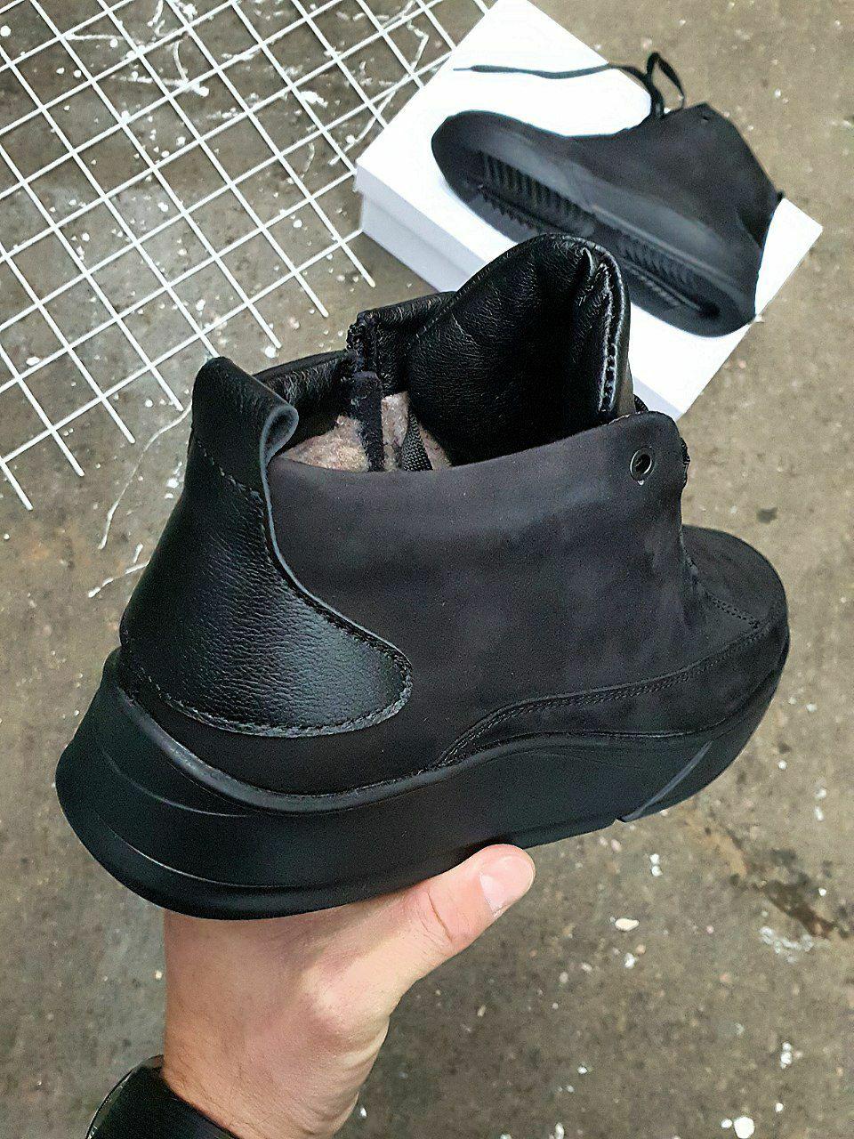 Shoes Winter Nubuck Black
