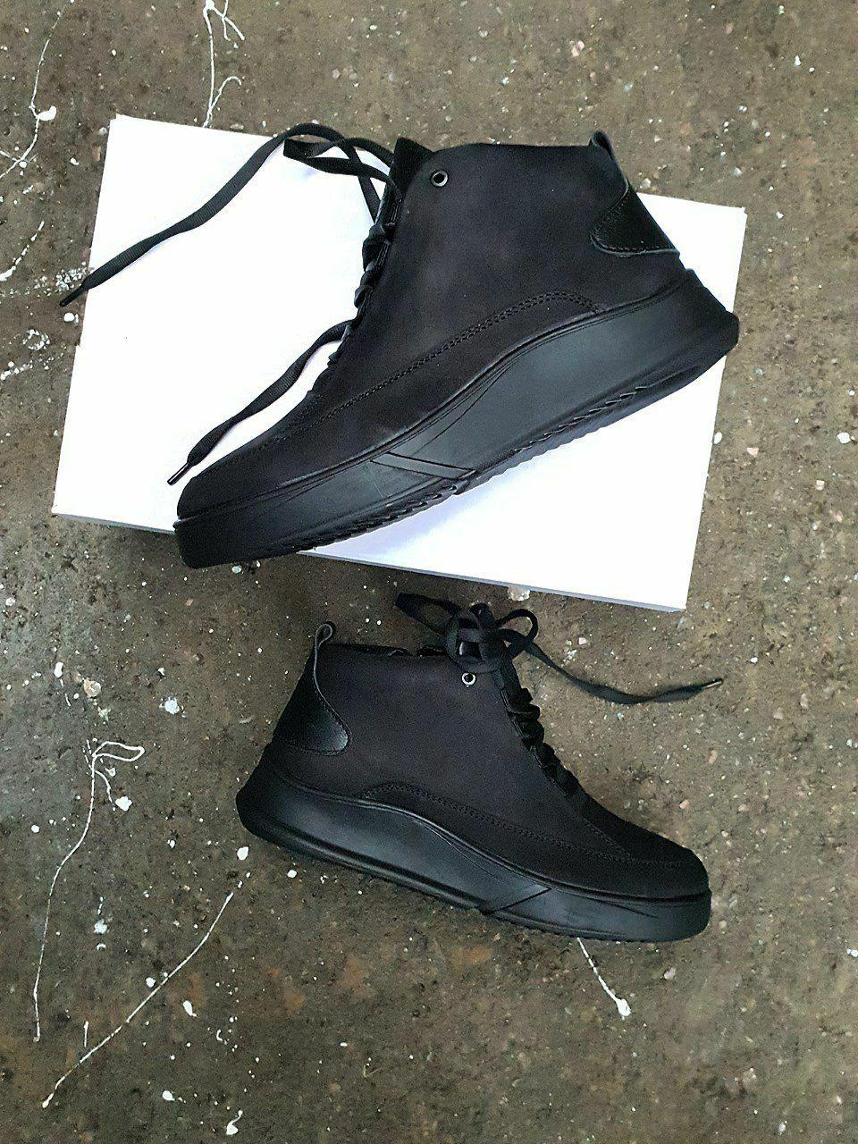 Shoes Winter Nubuck Black
