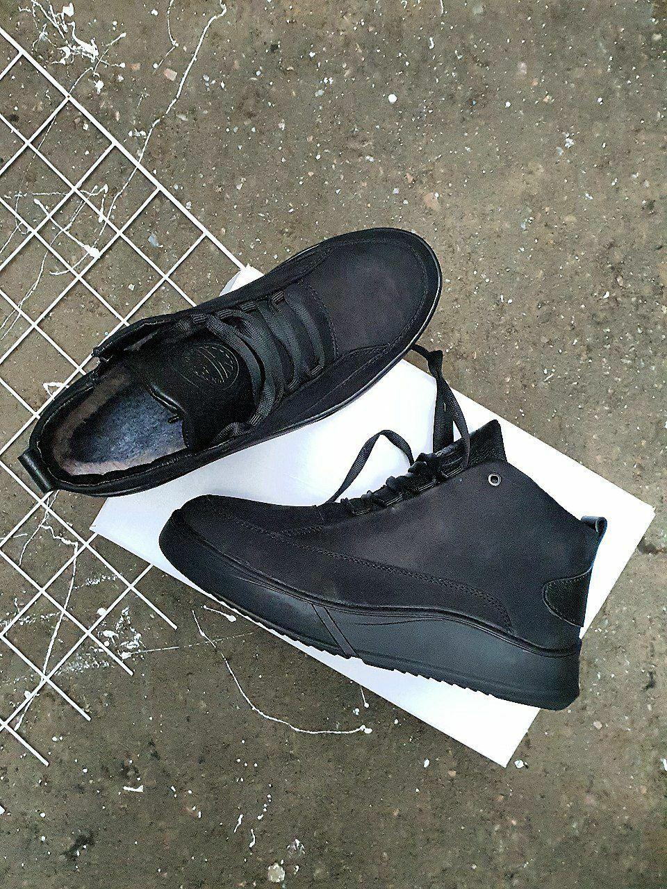 Shoes Winter Nubuck Black