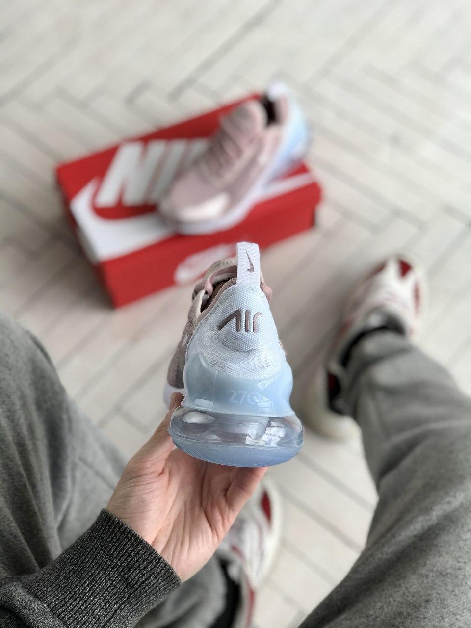 Nike Air Max 270 Pink White 1
