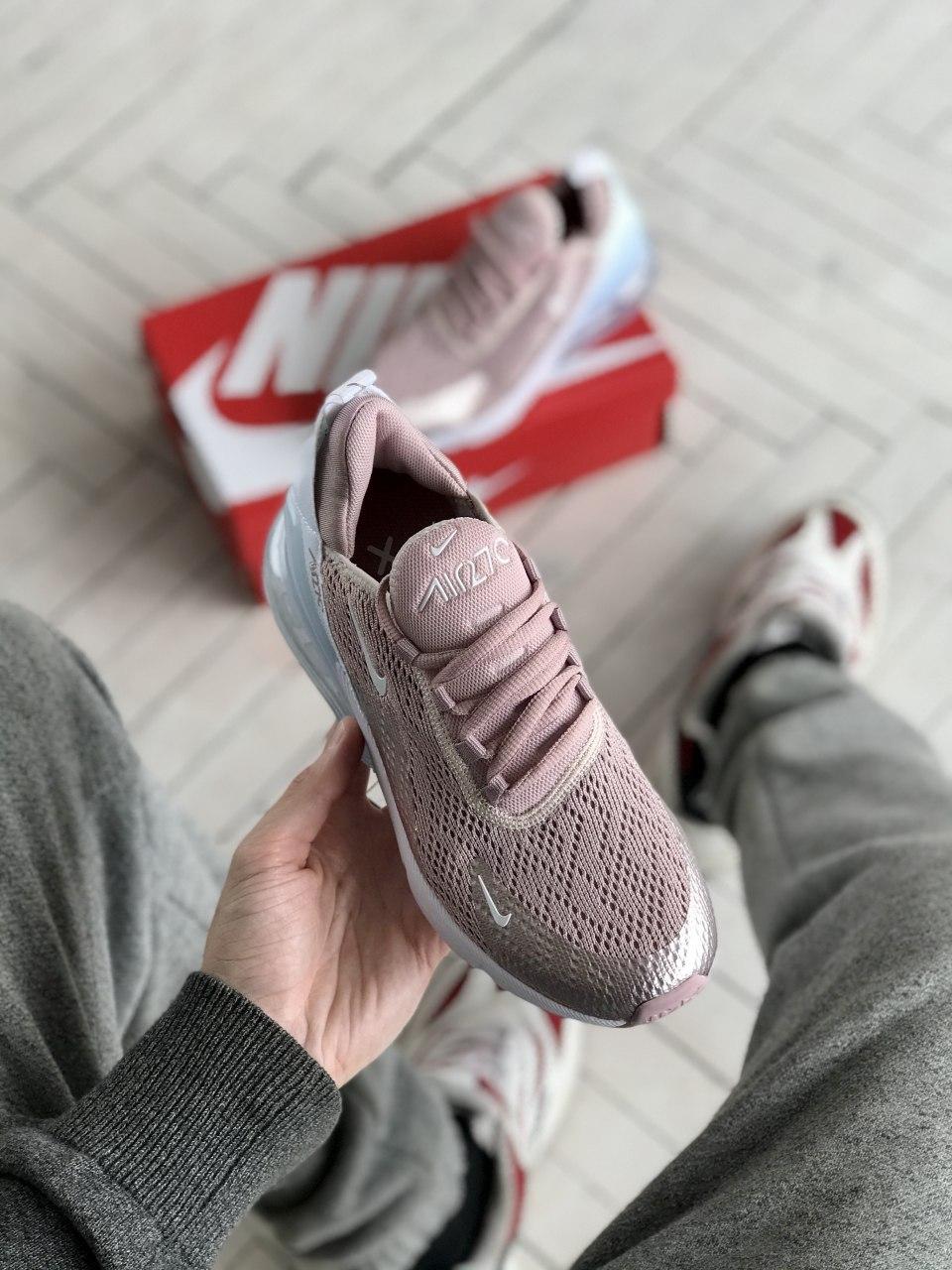 Nike Air Max 270 Pink White 1