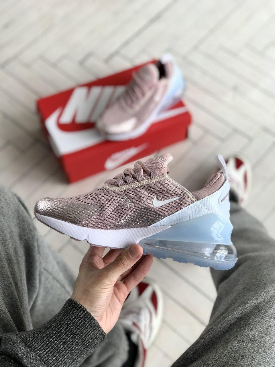 Nike Air Max 270 Pink White 1