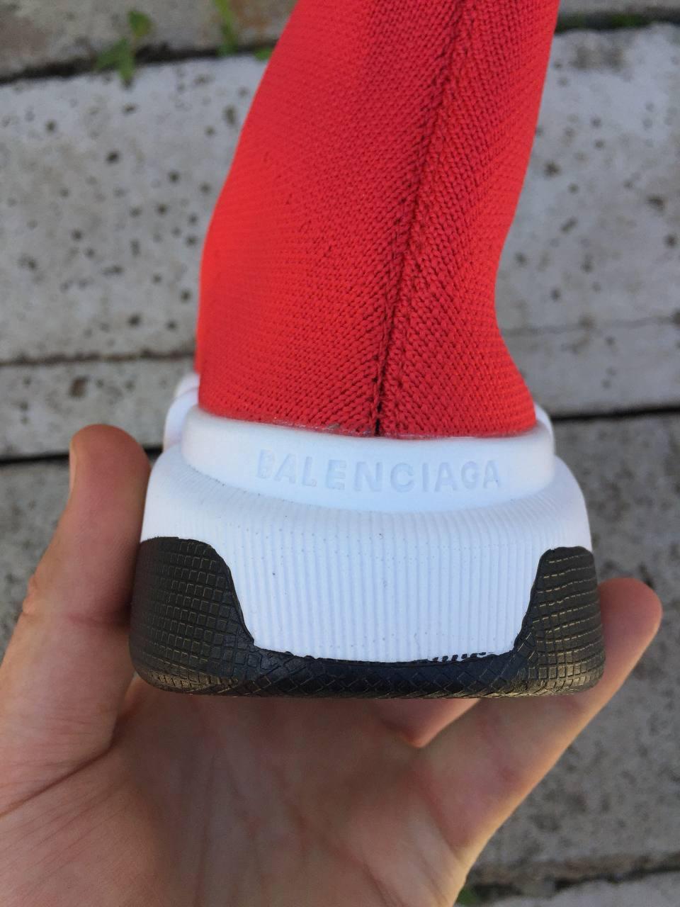 Balenciaga Speed Trainer Red White Black