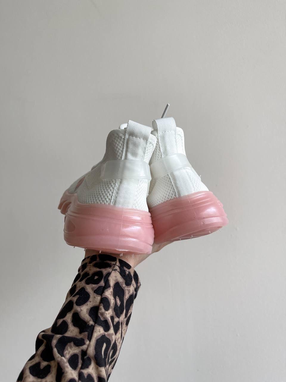 Sneakers Low White Pink 1