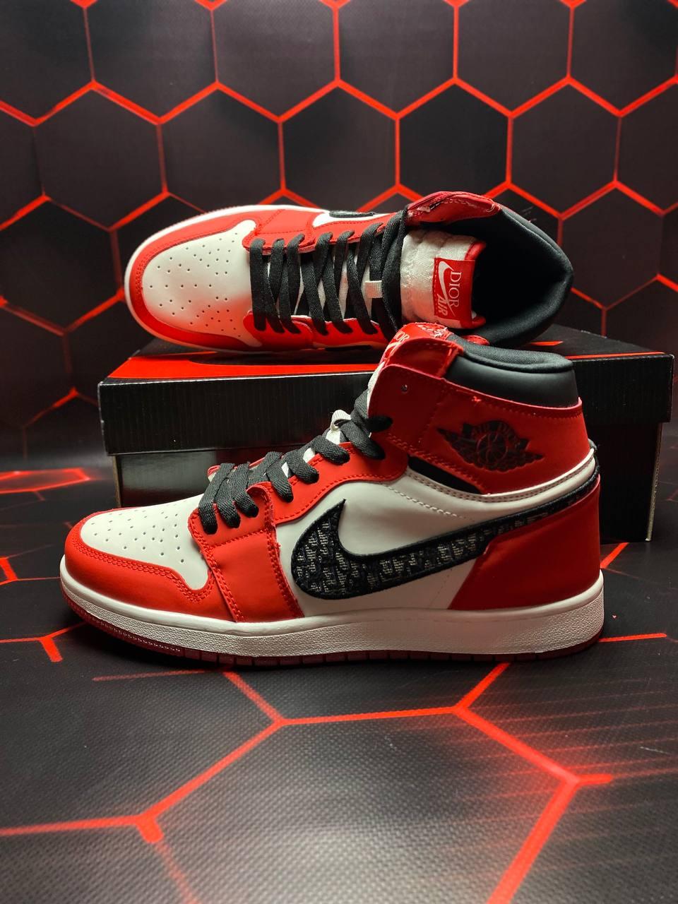 Nike Air Jordan 1 Retro x Dior Red Black