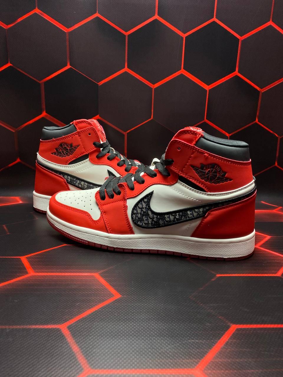 Nike Air Jordan 1 Retro x Dior Red Black
