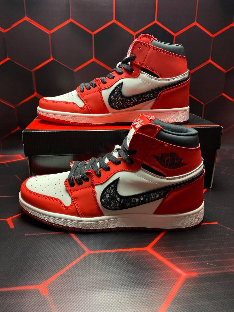 Nike Air Jordan 1 Retro x Dior Red Black