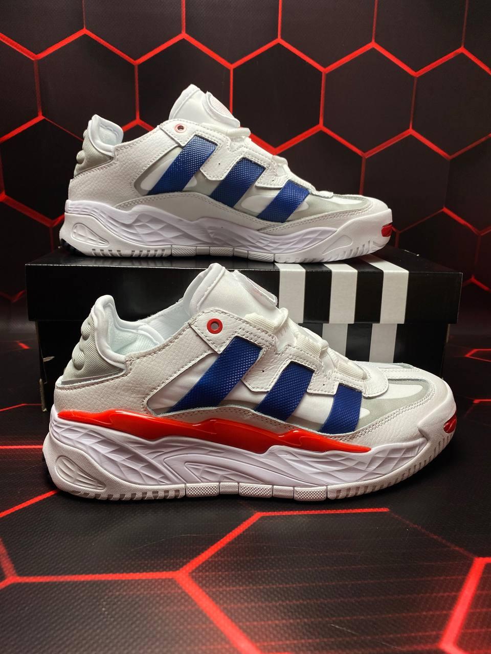 Adidas Niteball White Blue Red