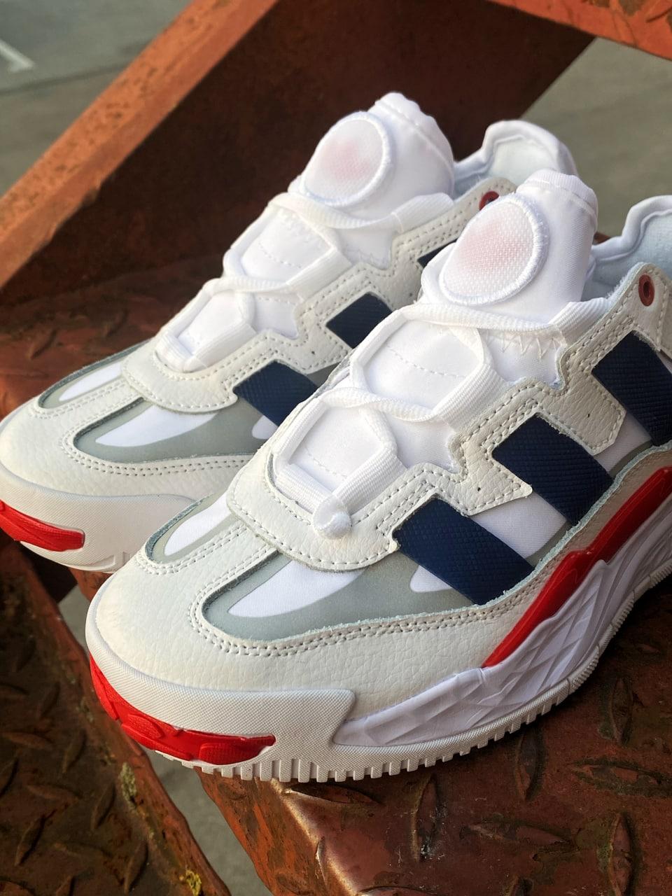 Adidas Niteball White Blue Red