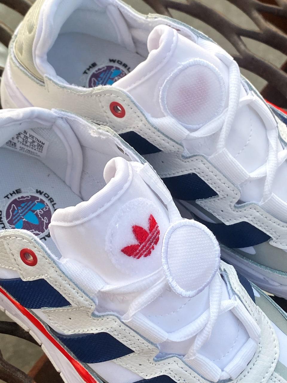 Adidas Niteball White Blue Red