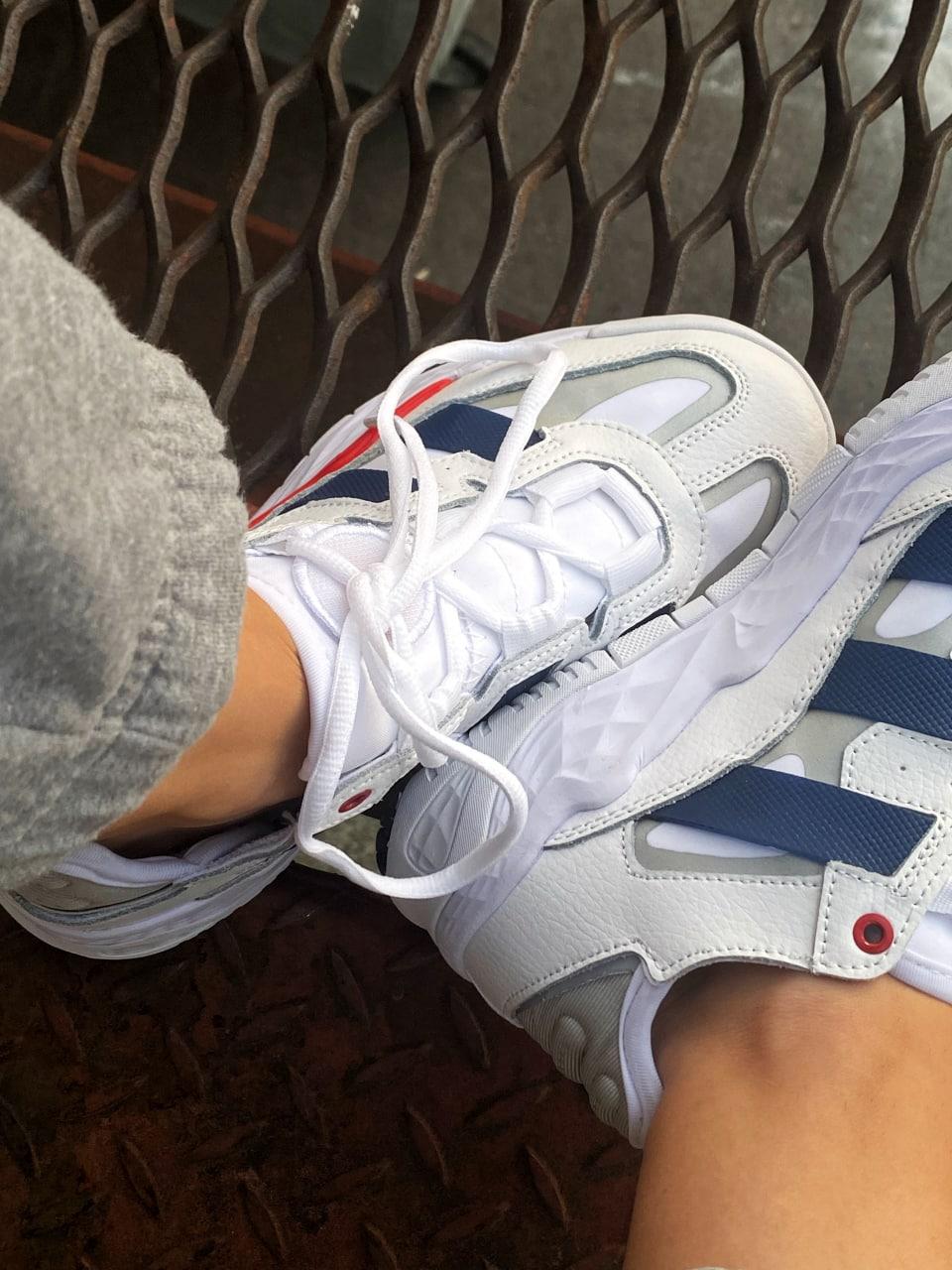 Adidas Niteball White Blue Red