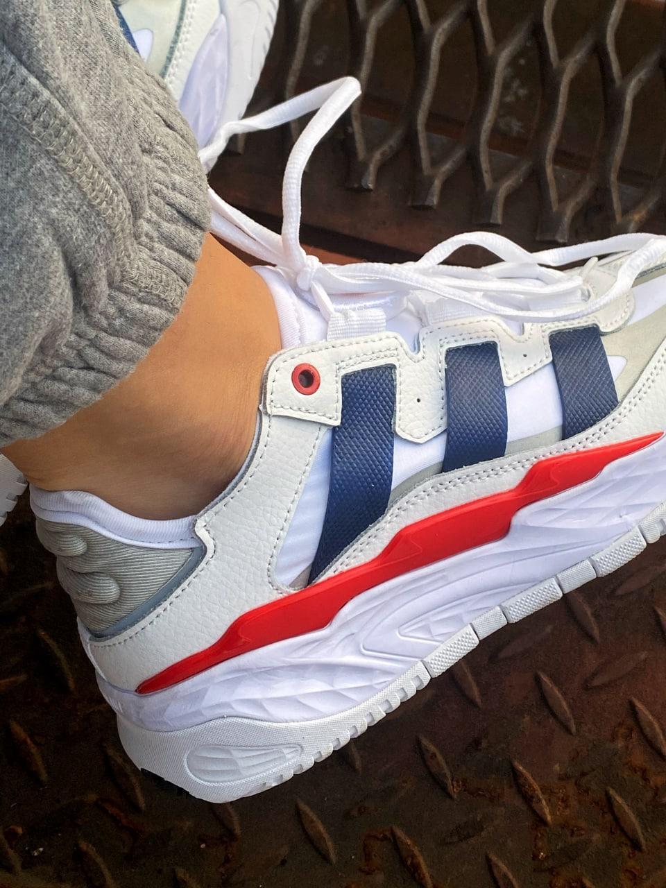 Adidas Niteball White Blue Red