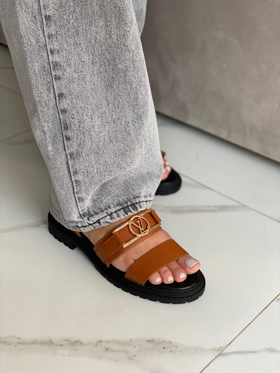 Louis Vuitton Brown Black