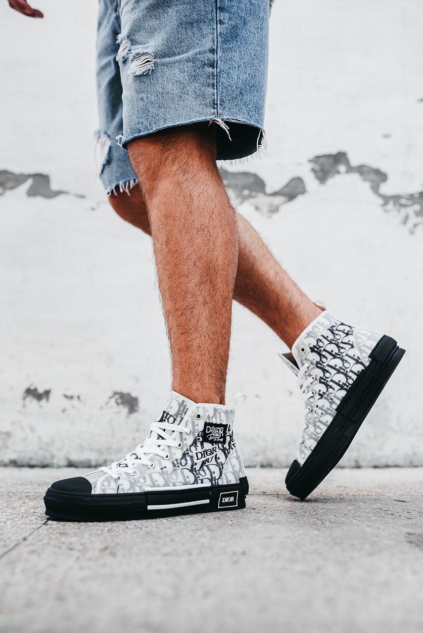 Dior Sneakers High Top White Black