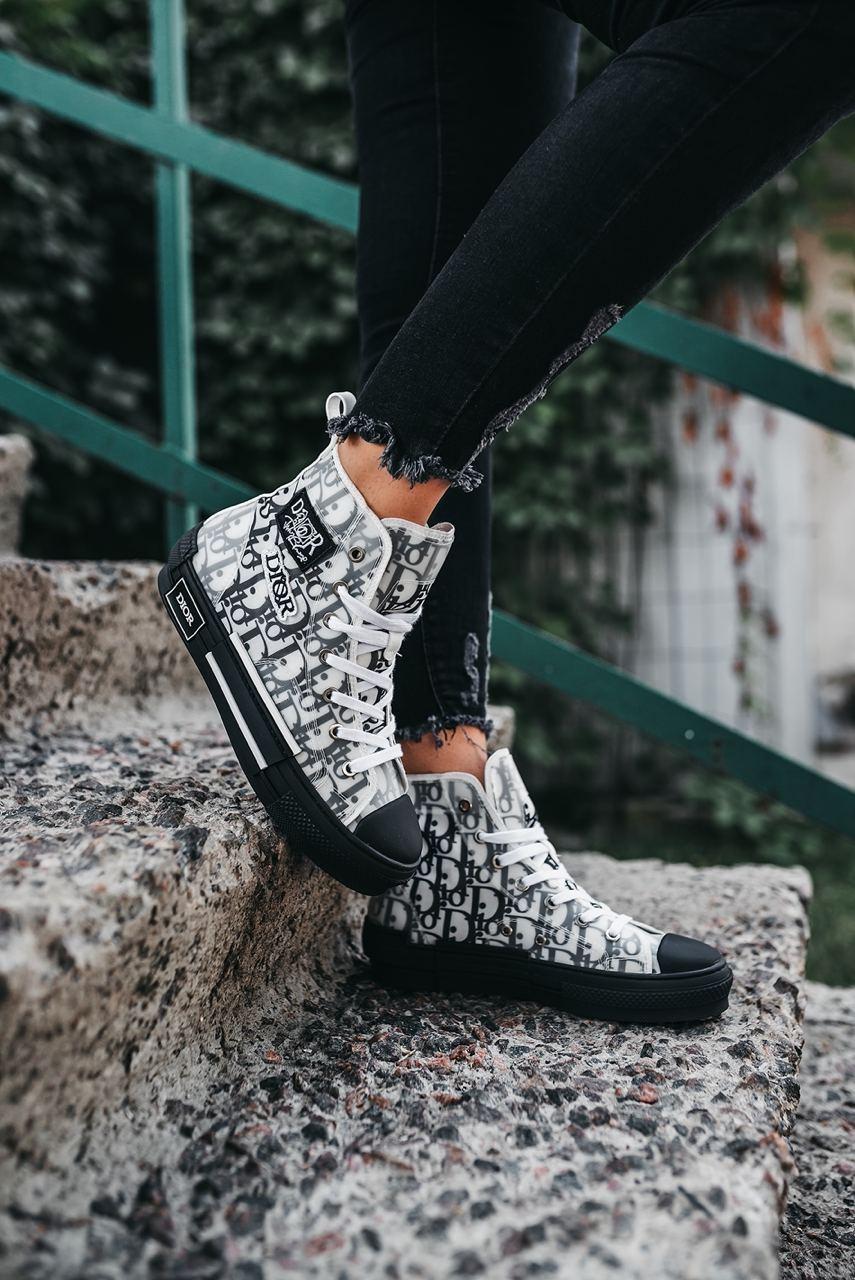 Dior Sneakers High Top White Black