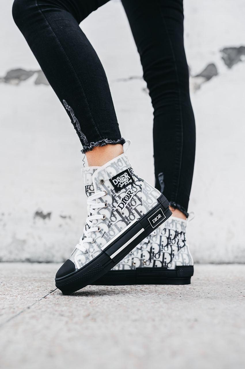 Dior Sneakers High Top White Black
