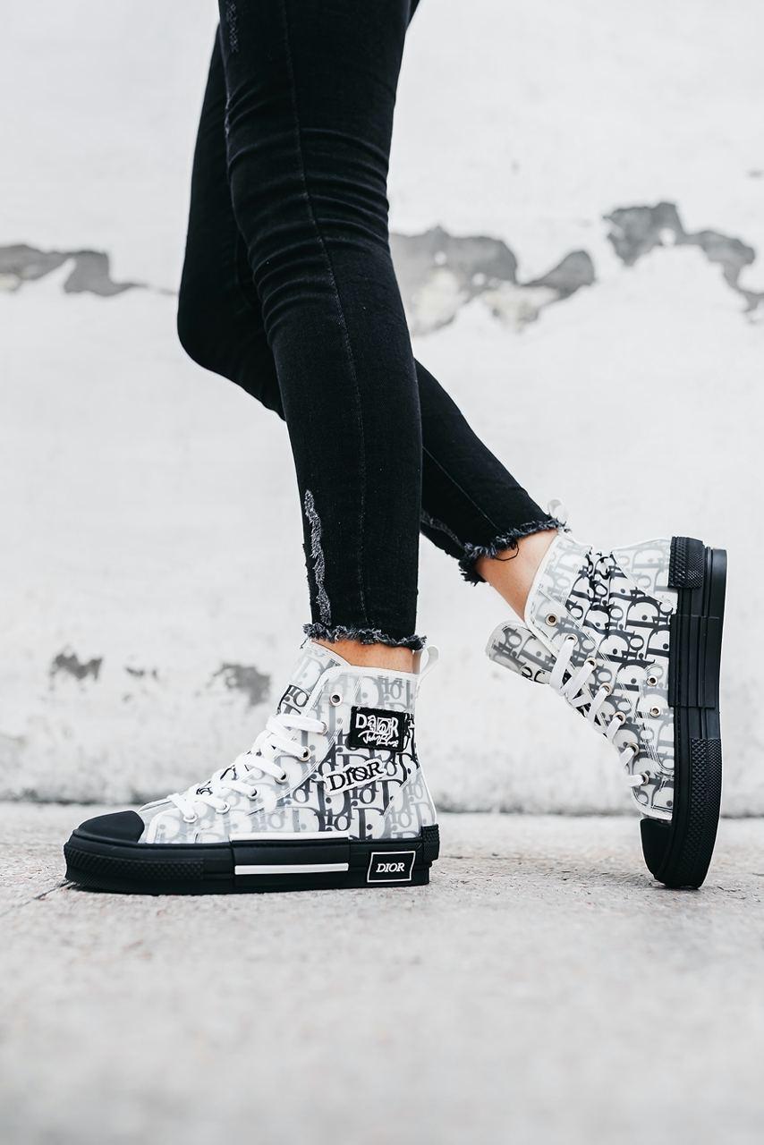 Dior Sneakers High Top White Black