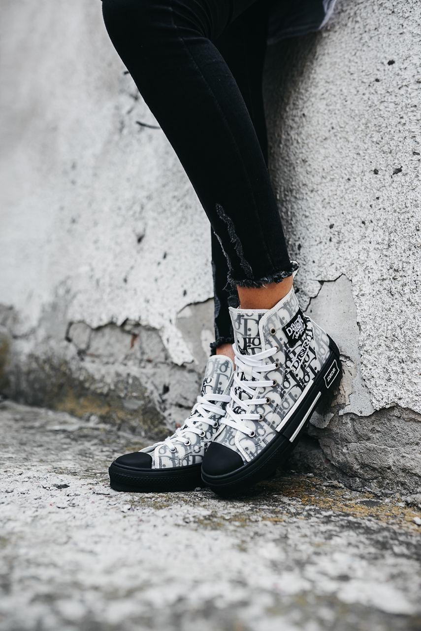 Dior Sneakers High Top White Black