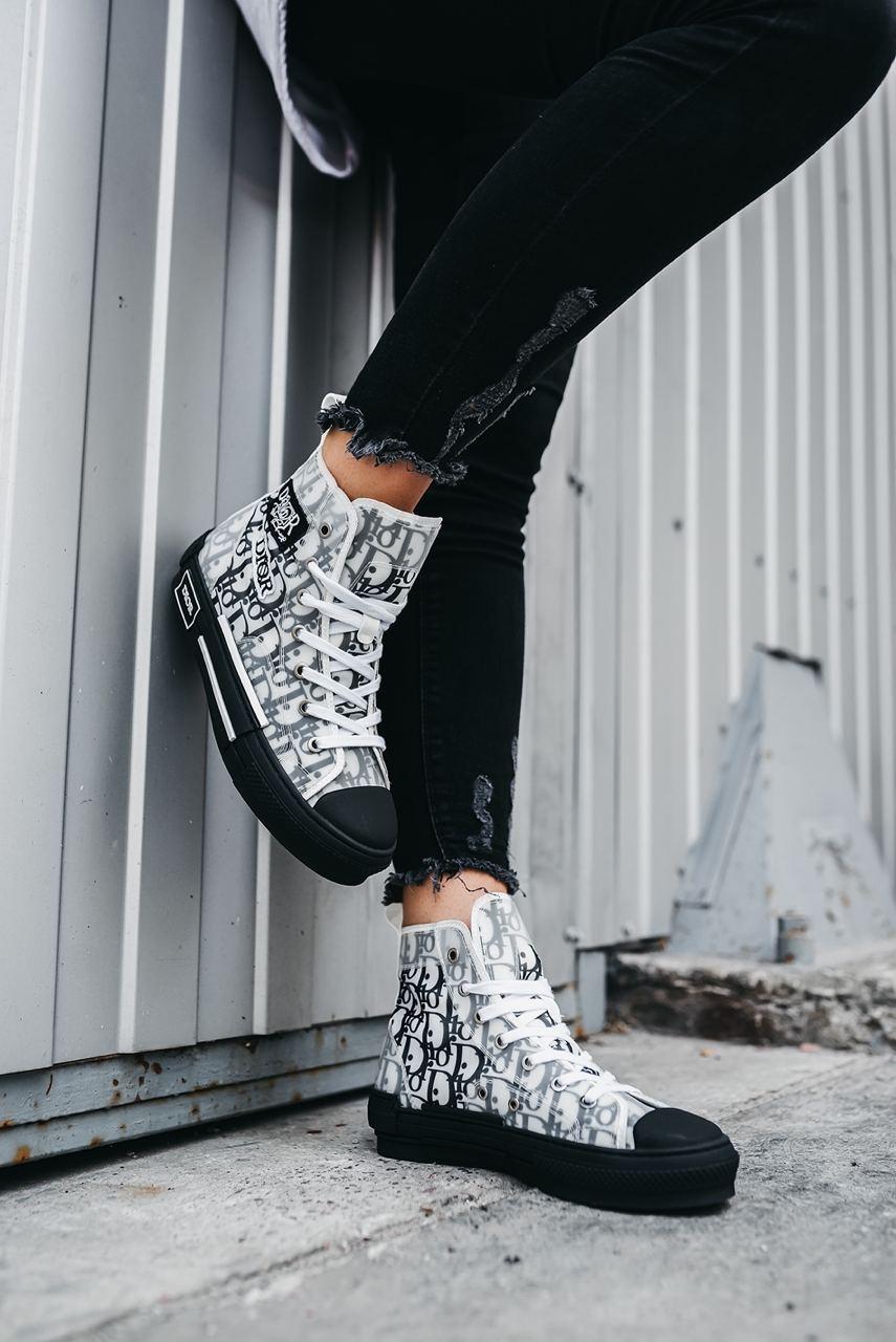 Dior Sneakers High Top White Black