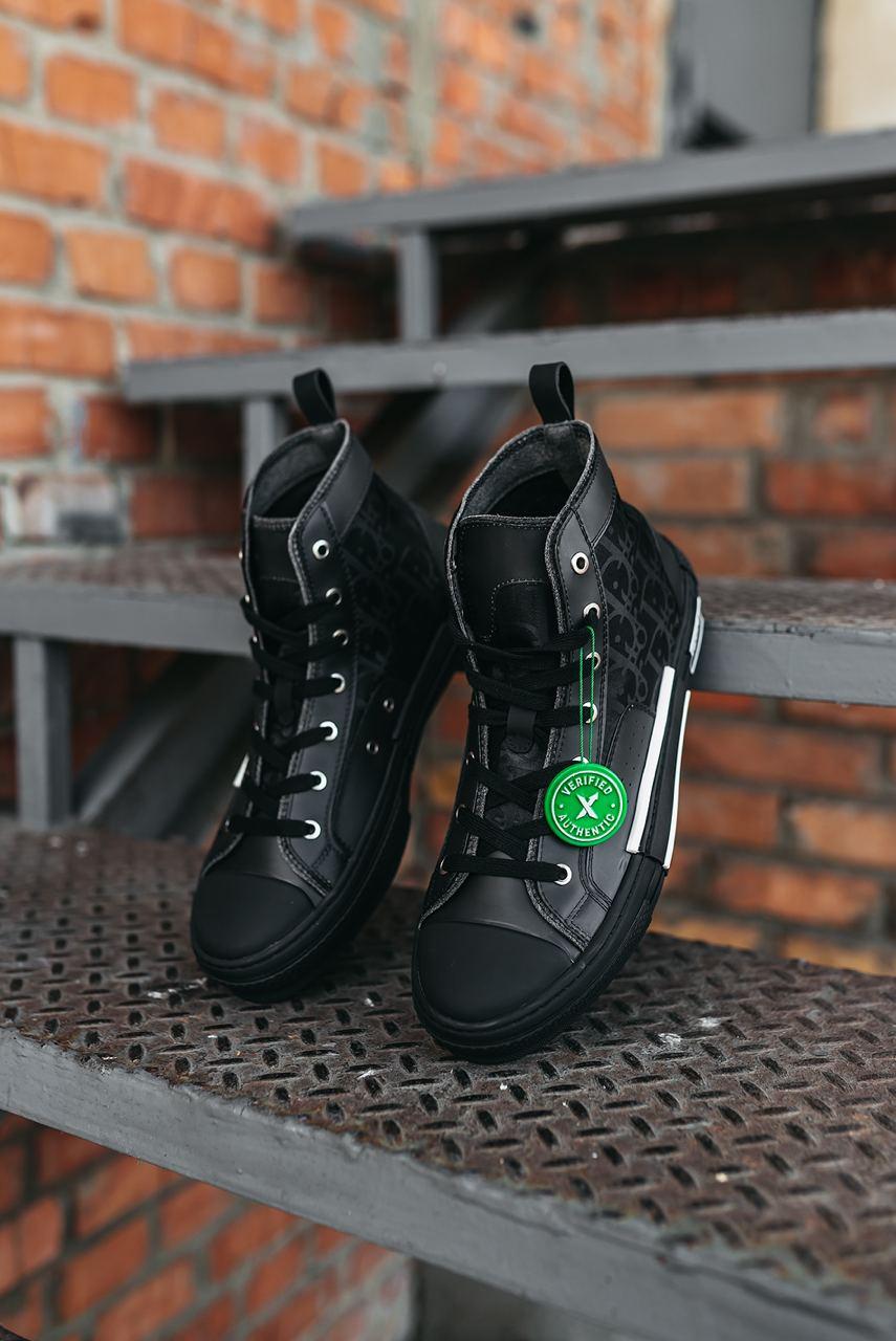 Dior B23 Top Sneakers High Black