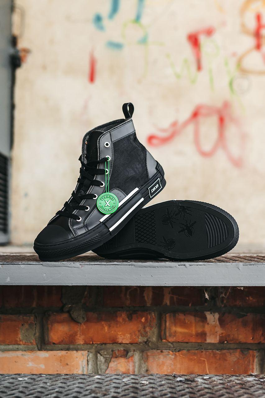 Dior B23 Top Sneakers High Black