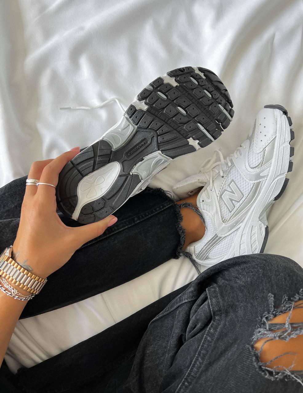 New Balance 530 White Silver 4