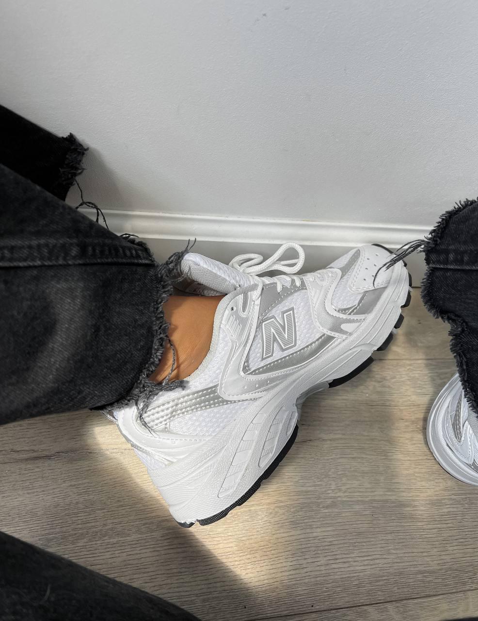New Balance 530 White Silver 4