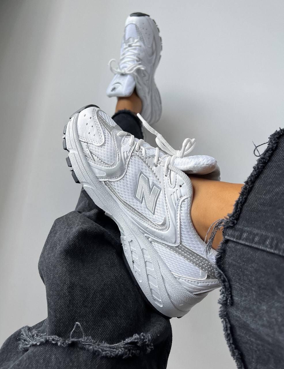 New Balance 530 White Silver 4