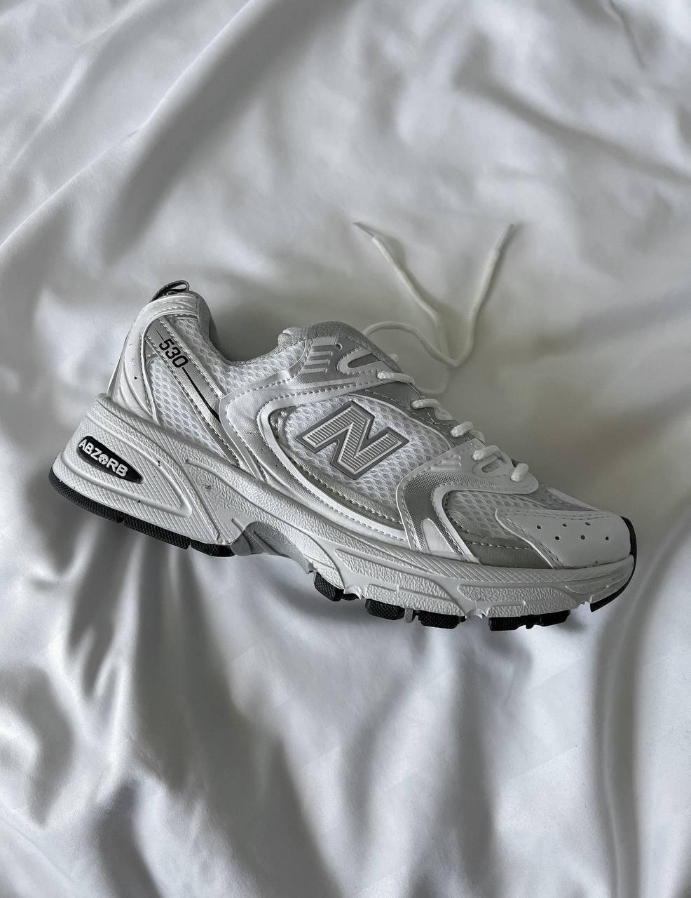 New Balance 530 White Silver 4