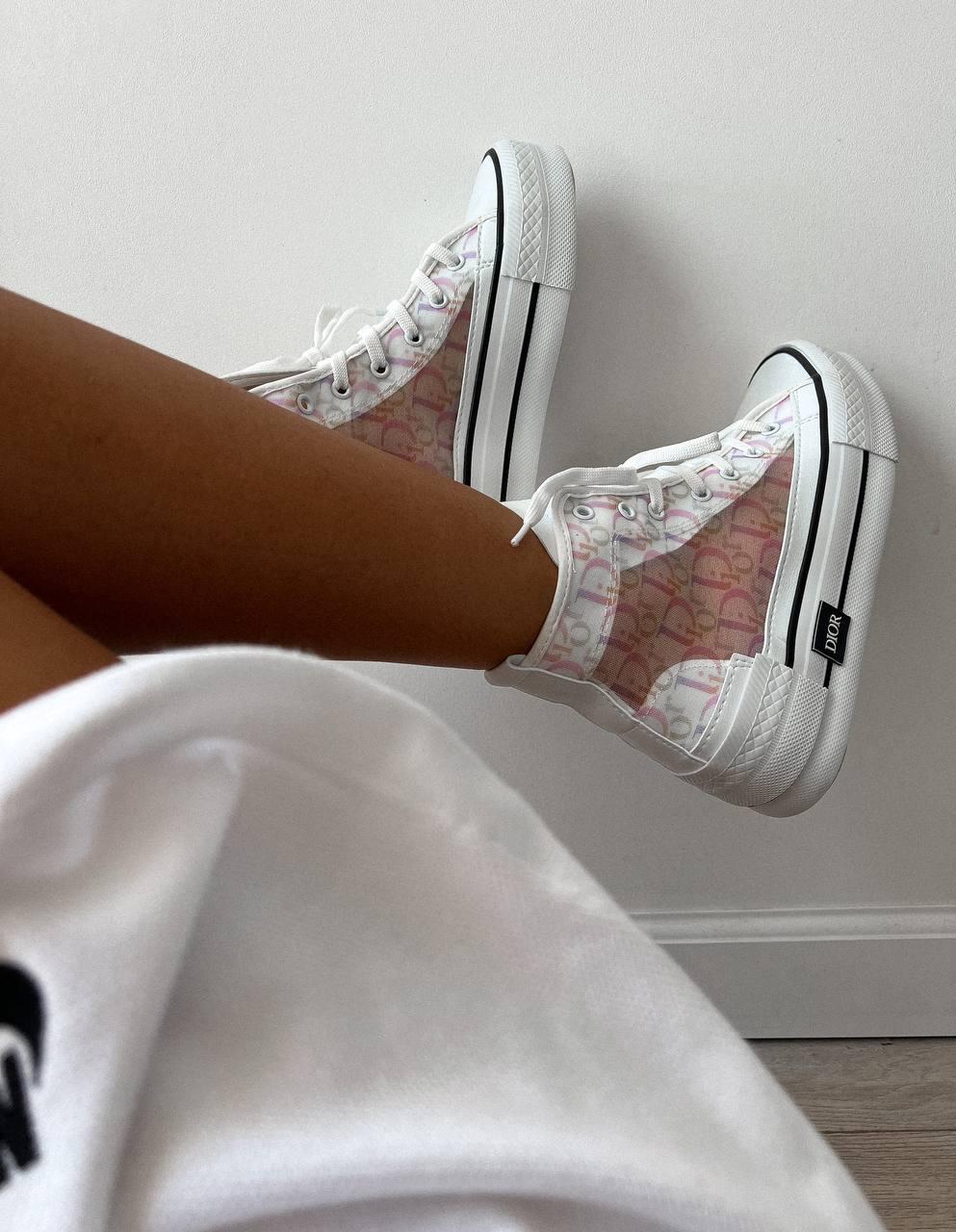 Converse x Dior White Pink