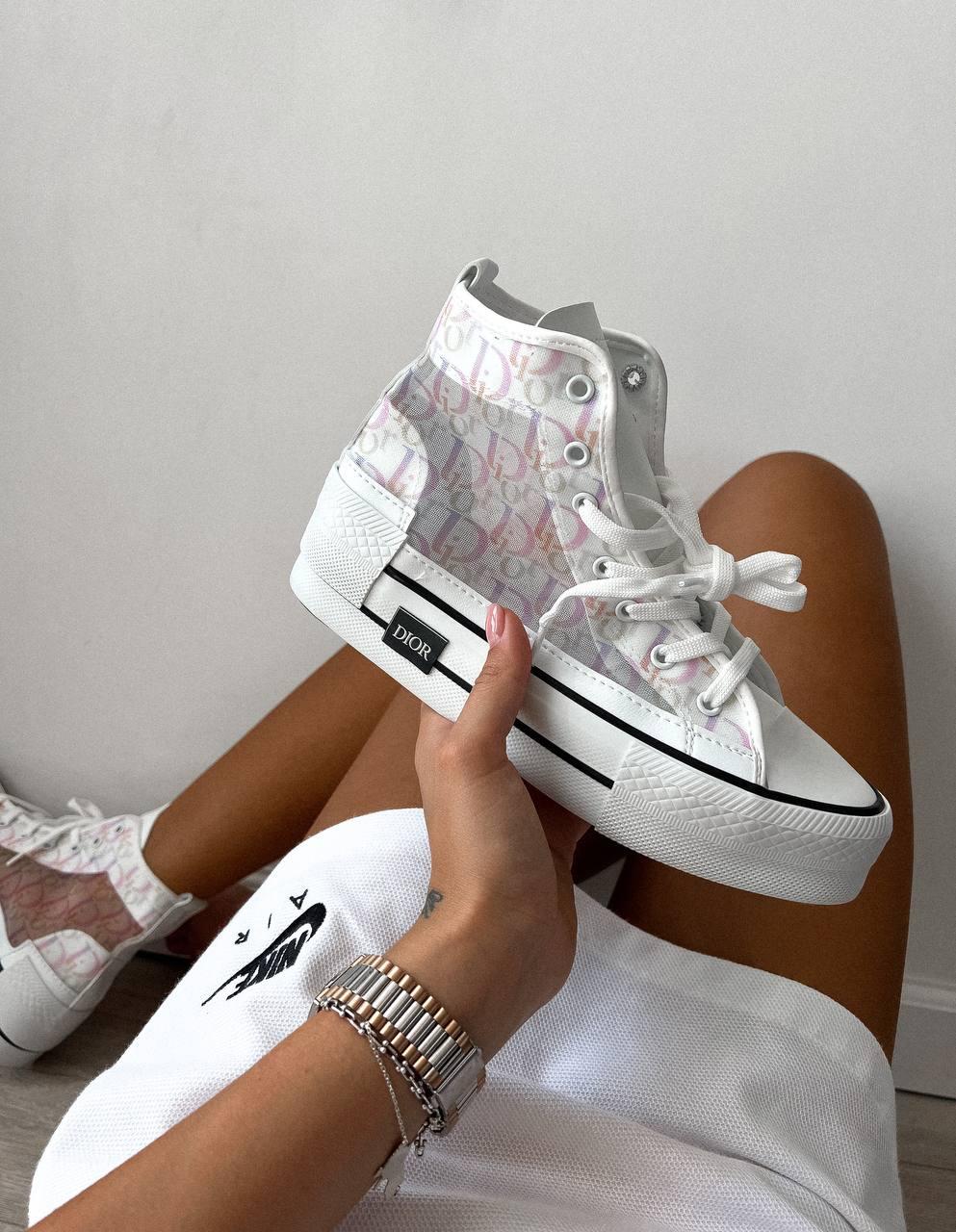 Converse x Dior White Pink