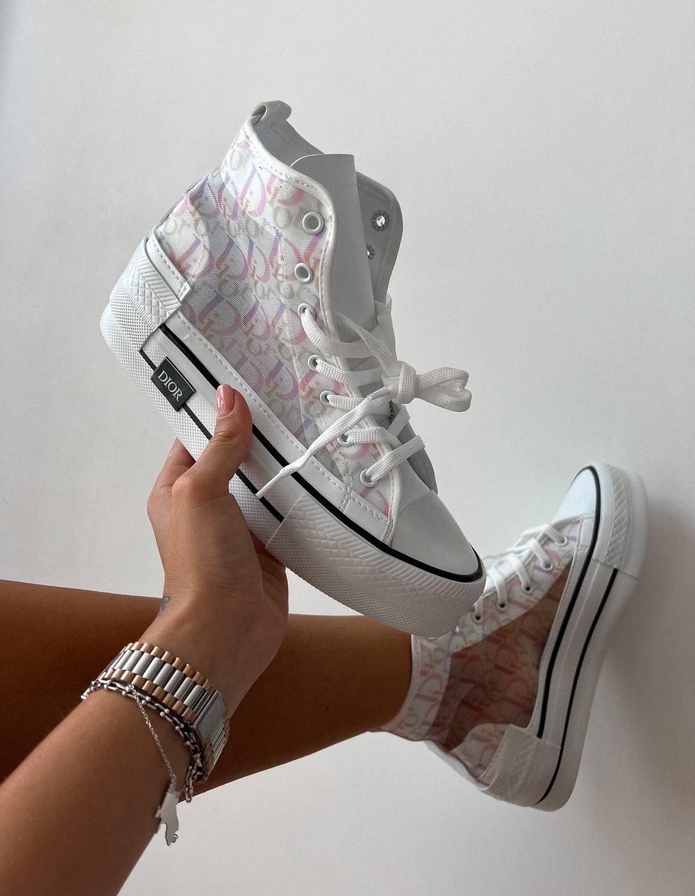 Converse x Dior White Pink