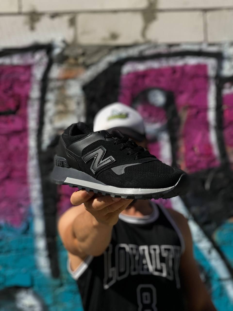 New Balance 574 Black Grey