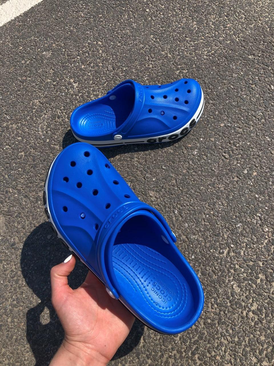 Crocs Blue White