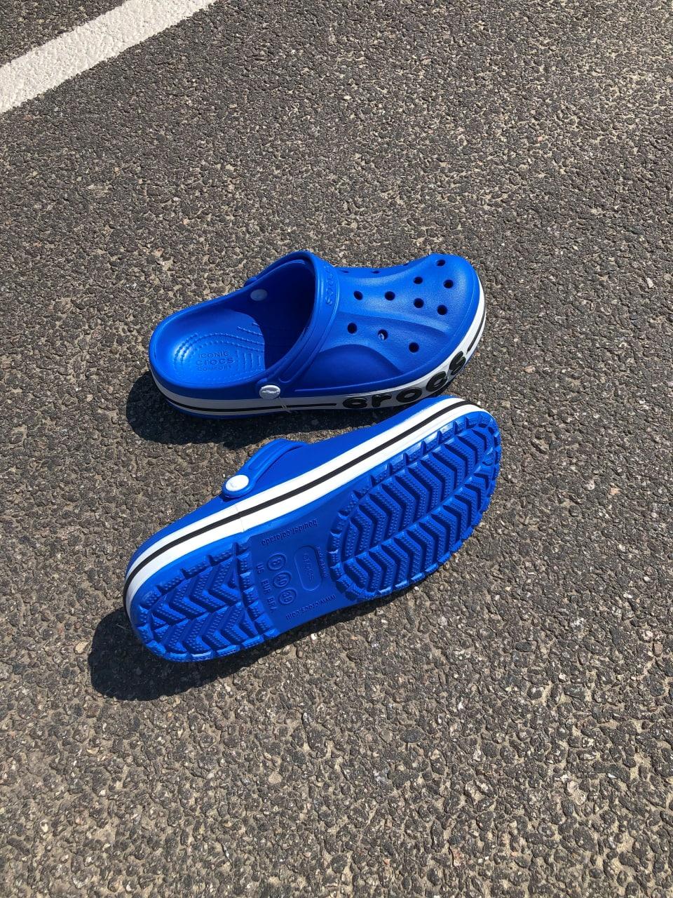 Crocs Blue White