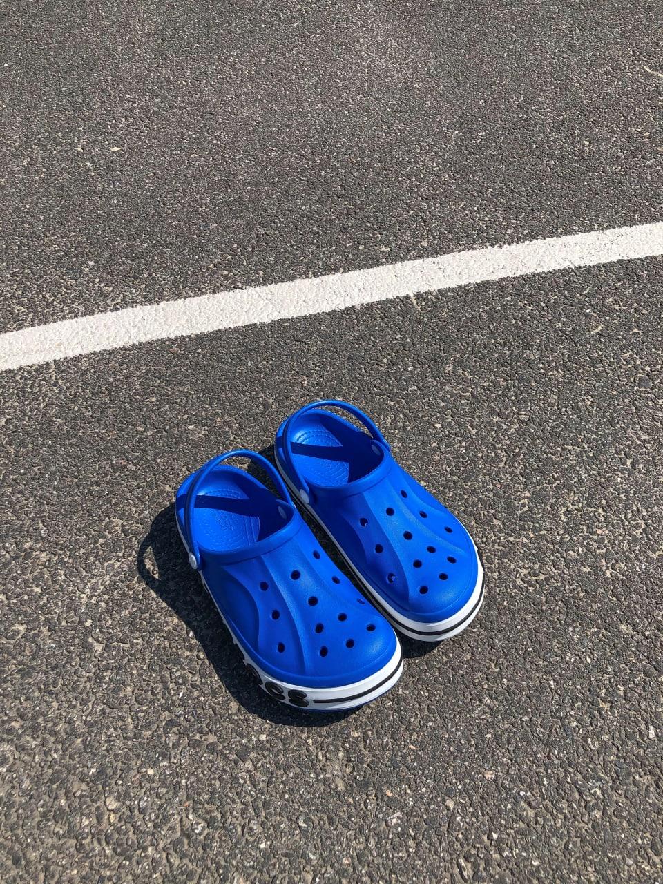 Crocs Blue White