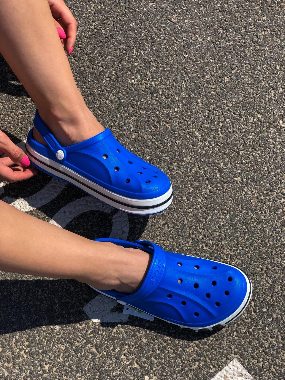 Crocs Blue White