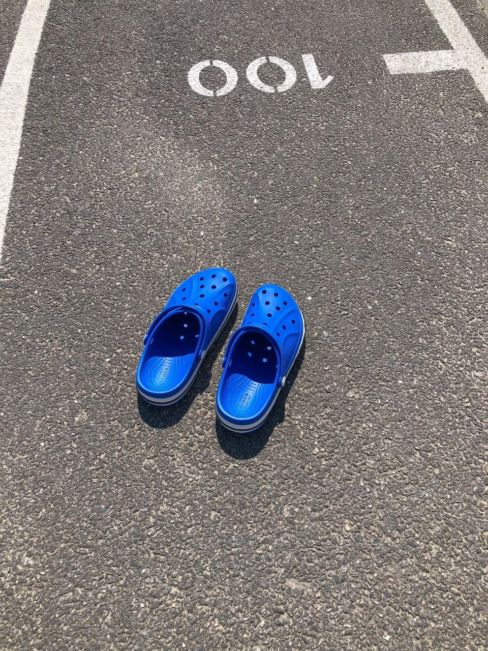 Crocs Blue White