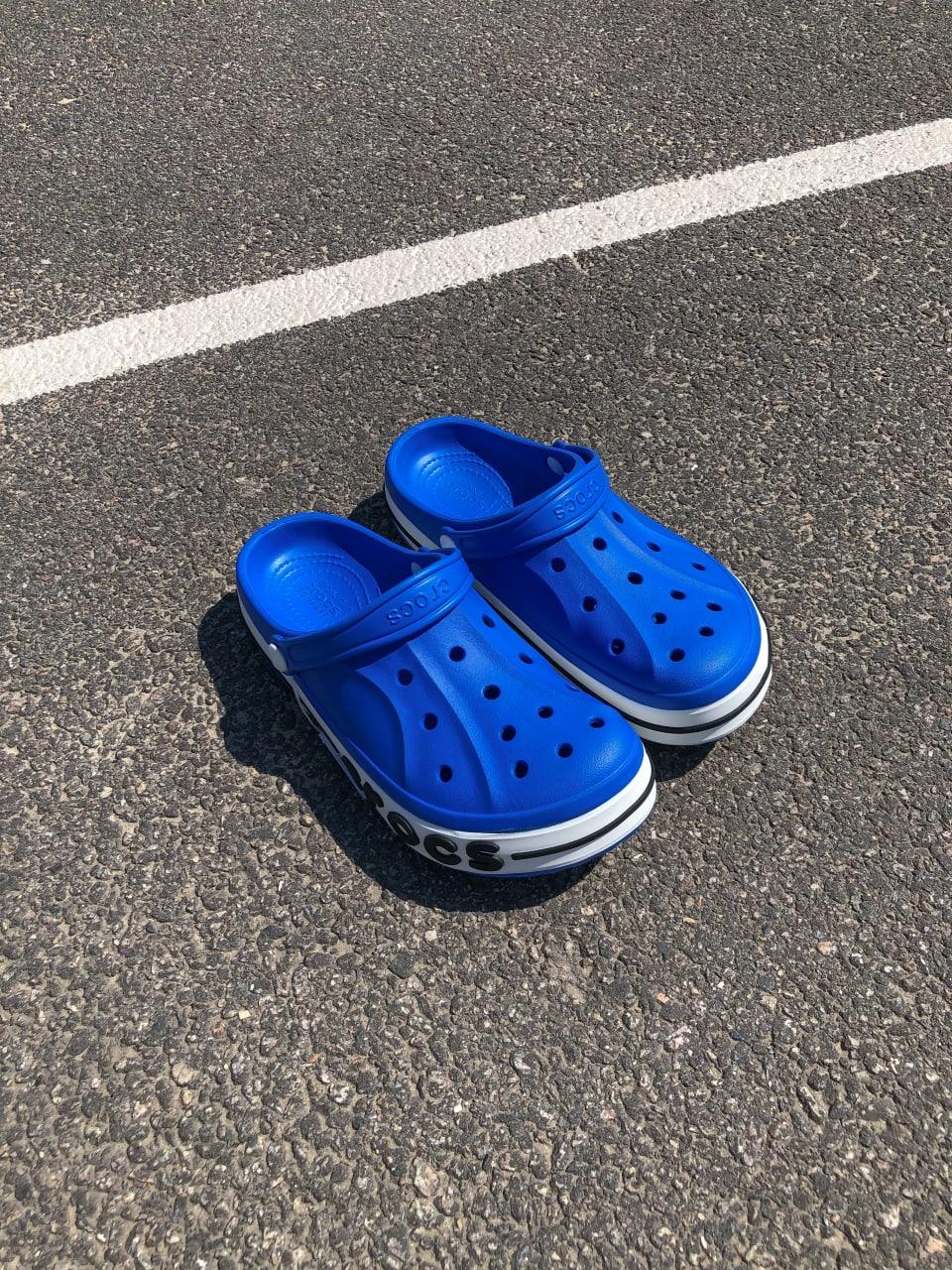 Crocs Blue White