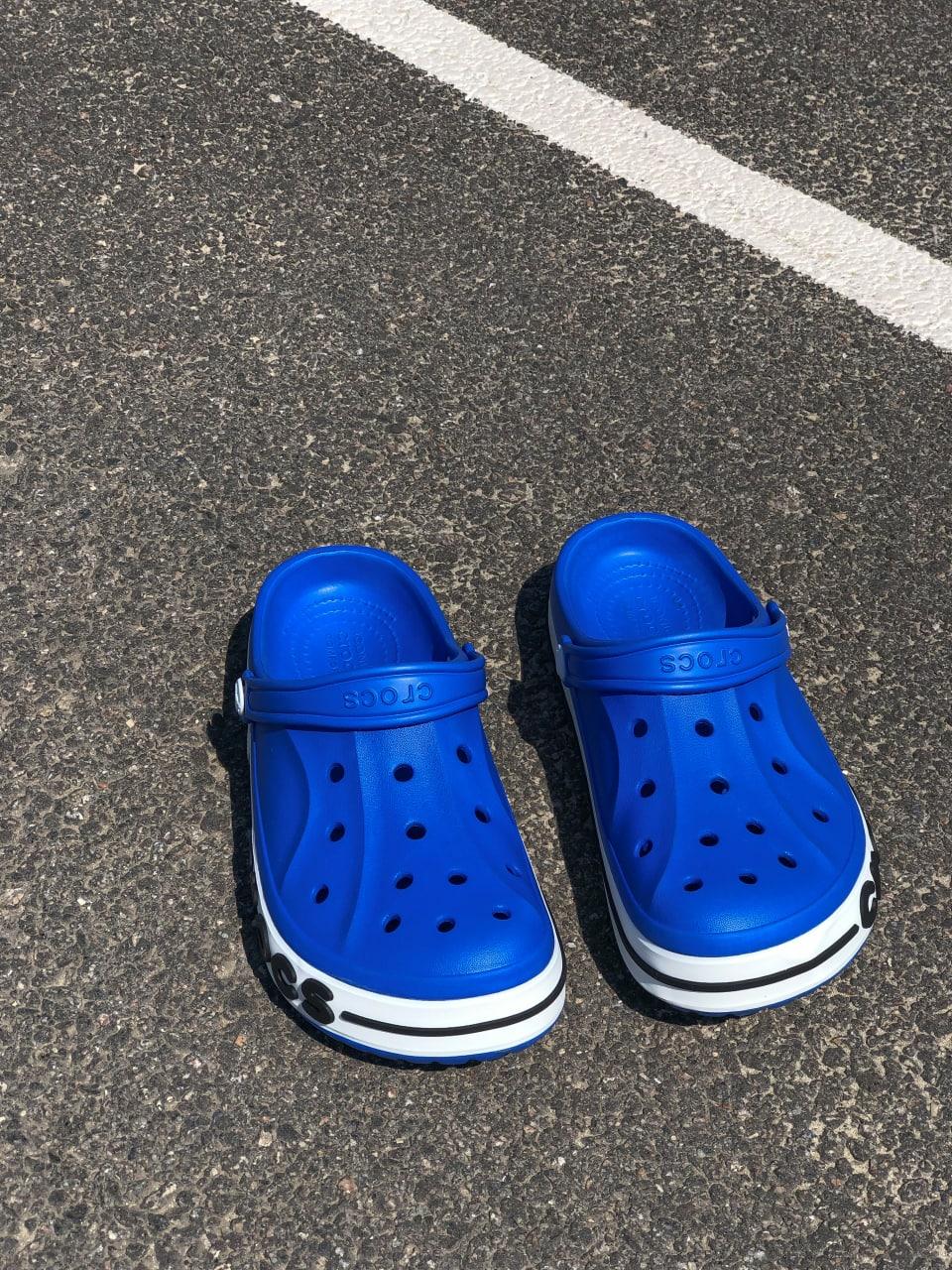 Crocs Blue White